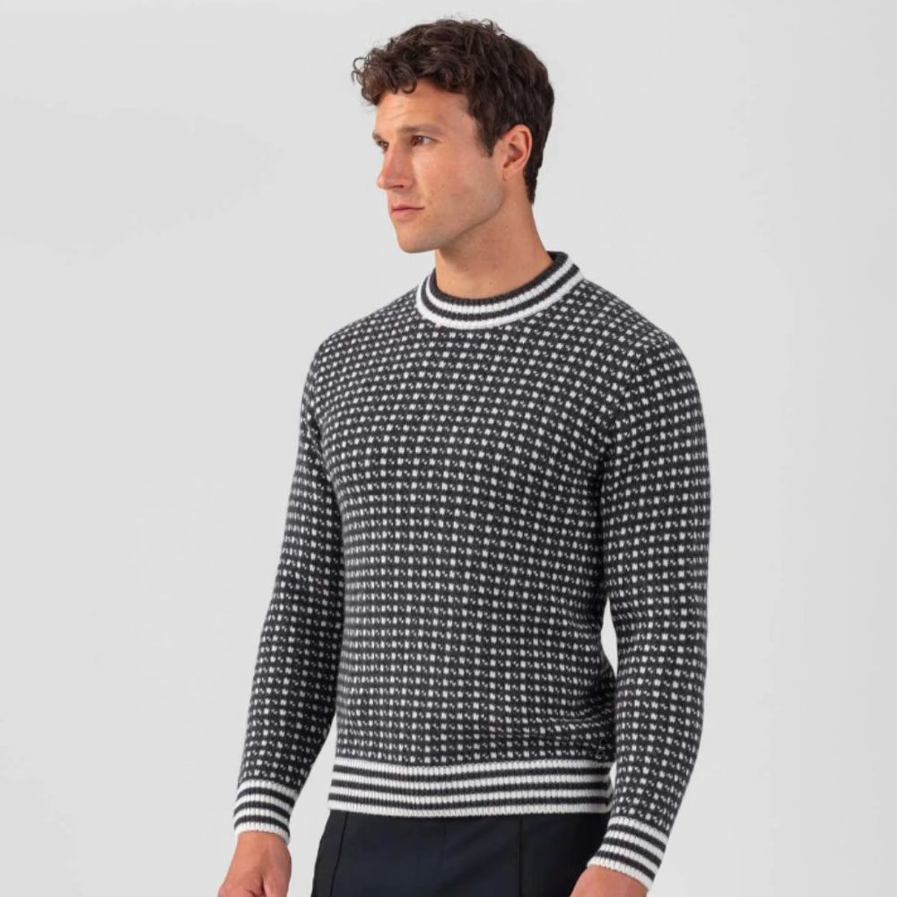 Ron Dorff: Swedish Fisherman Sweater: Dark Grey XL